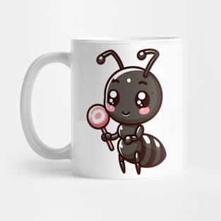 Playful Ant Cartoon Mug